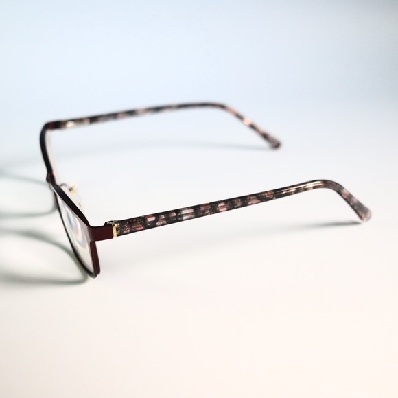 Design optics by foster grant 52-16 140 +3.00 eyeglasses browline frame N9 - Picture 7 of 8
